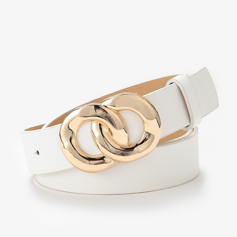 Off White Belt - White Black Brown Women's Trousers Belt