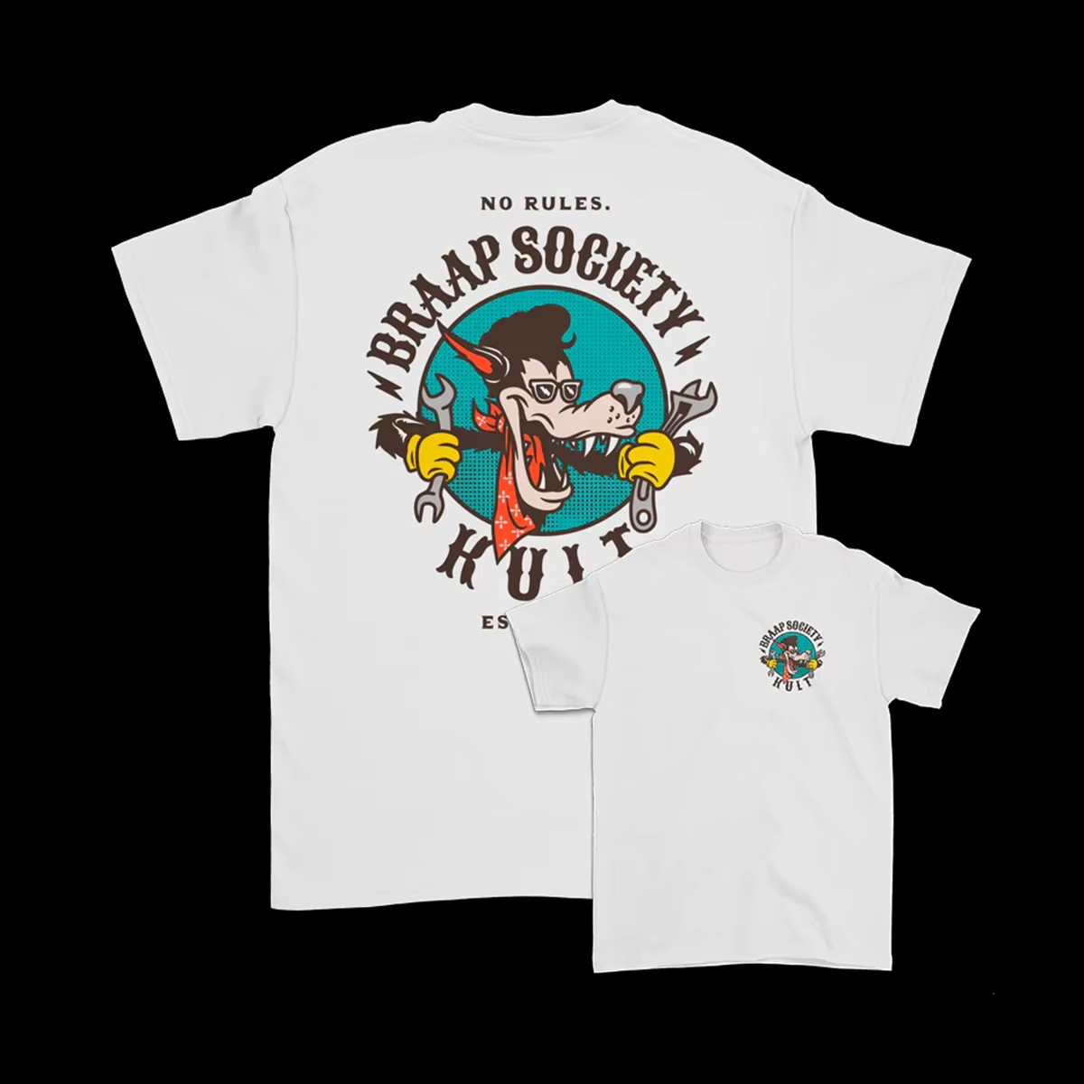 Streetwear Brand Japanese - NO RULES. Repair Big Bad Wolf