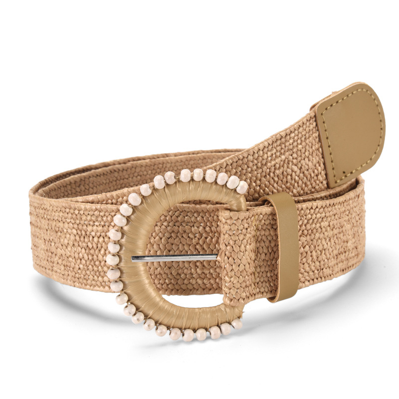 Off White Belt - 2026 New Arrival Women's Braided Stretch