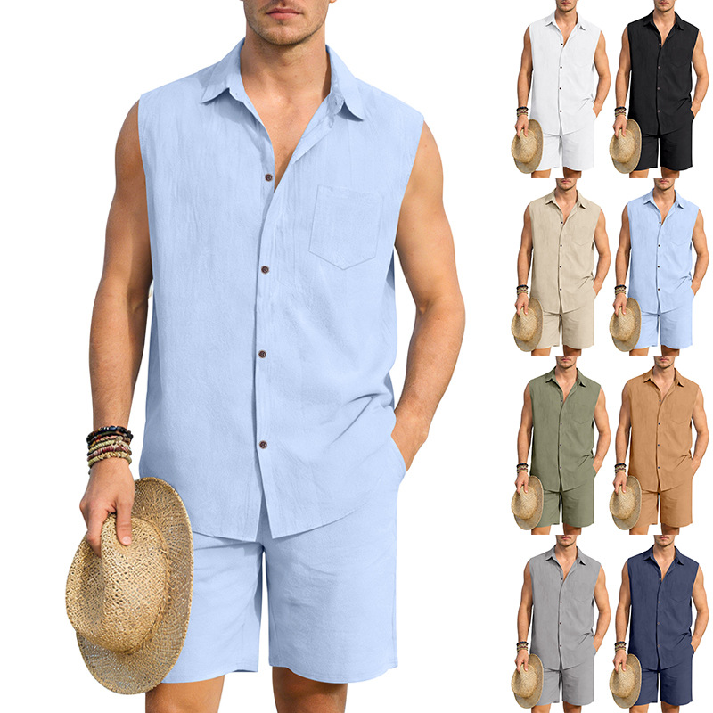 2026 Summer Mens Linen Hawaiia - Streetwear Brand Tags 评论和价格