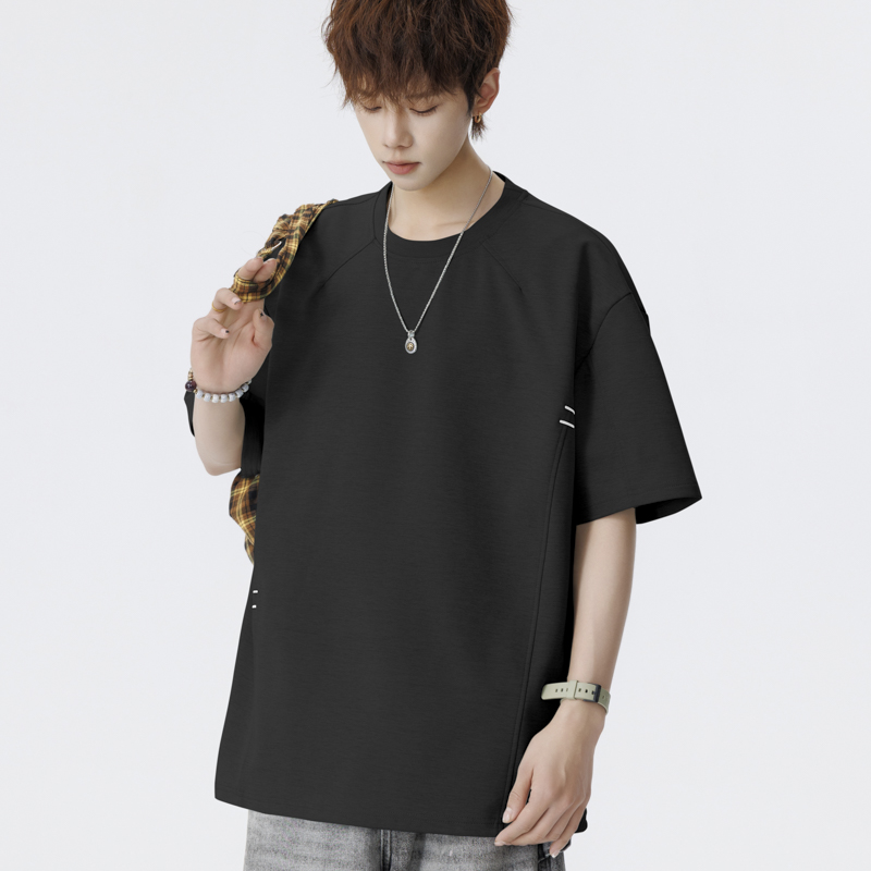 Summer Print T-shirt Men Half  - Streetwear Brand In Japan 评论和价格