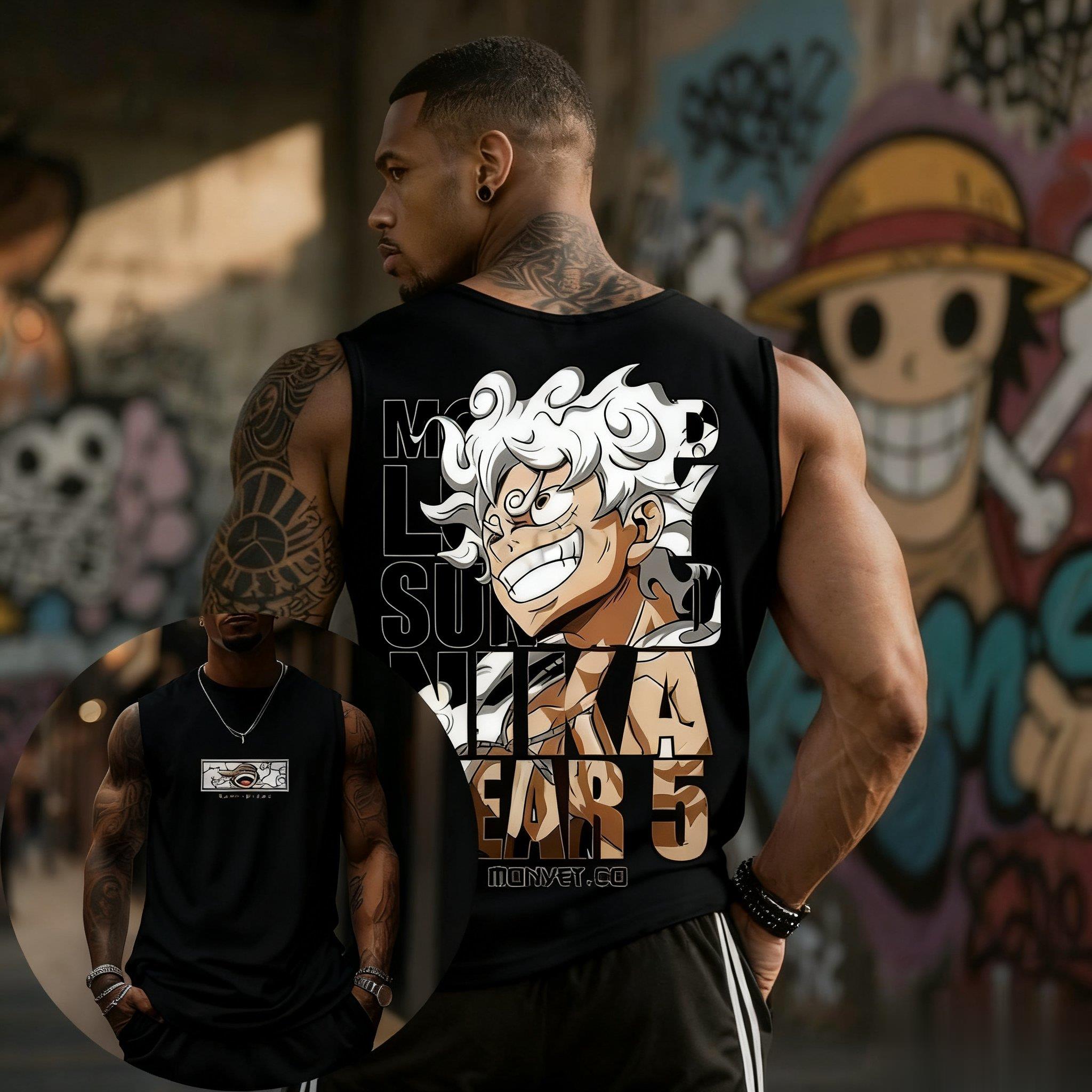 One Piece Luffy Gear 5 Tank To - Streetwear Brand In Japan 评论和价格