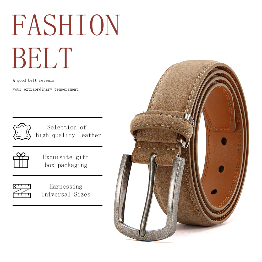 Unisex Free Size PU Leather Be - Off White Belt 评论和价格
