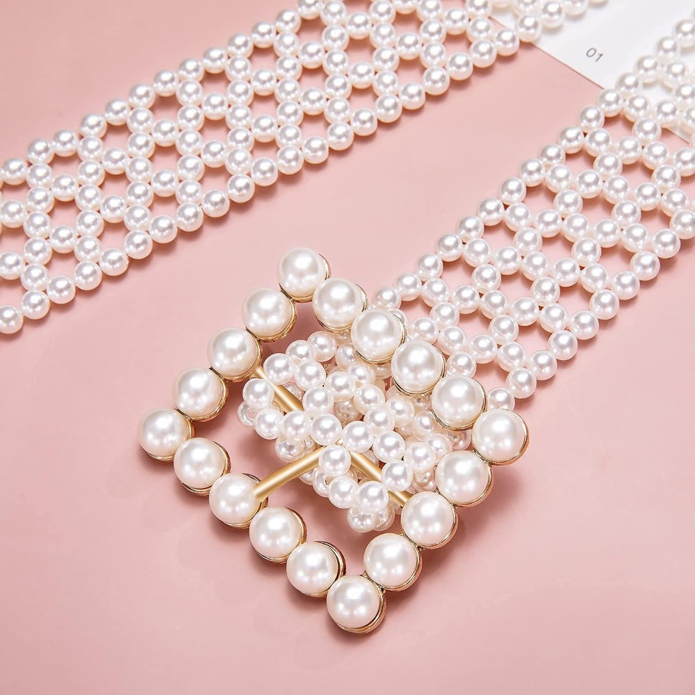 95cm long Pearl Belts Gift for - Off White Belt 评论和价格