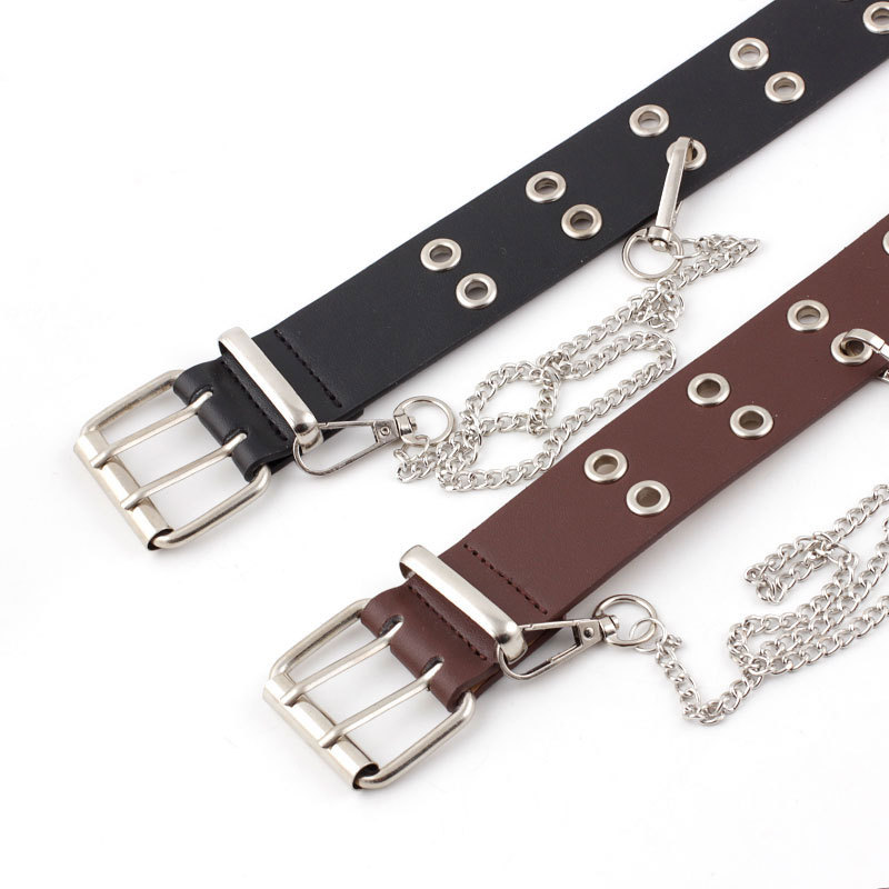 Women Punk Goth Belts Brand Le - Streetwear Brand Belts 评论和价格