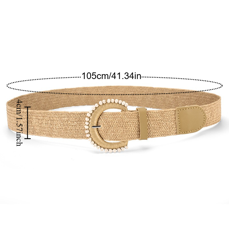 2026 New Arrival Women's Braid - Off White Belt 评论和价格