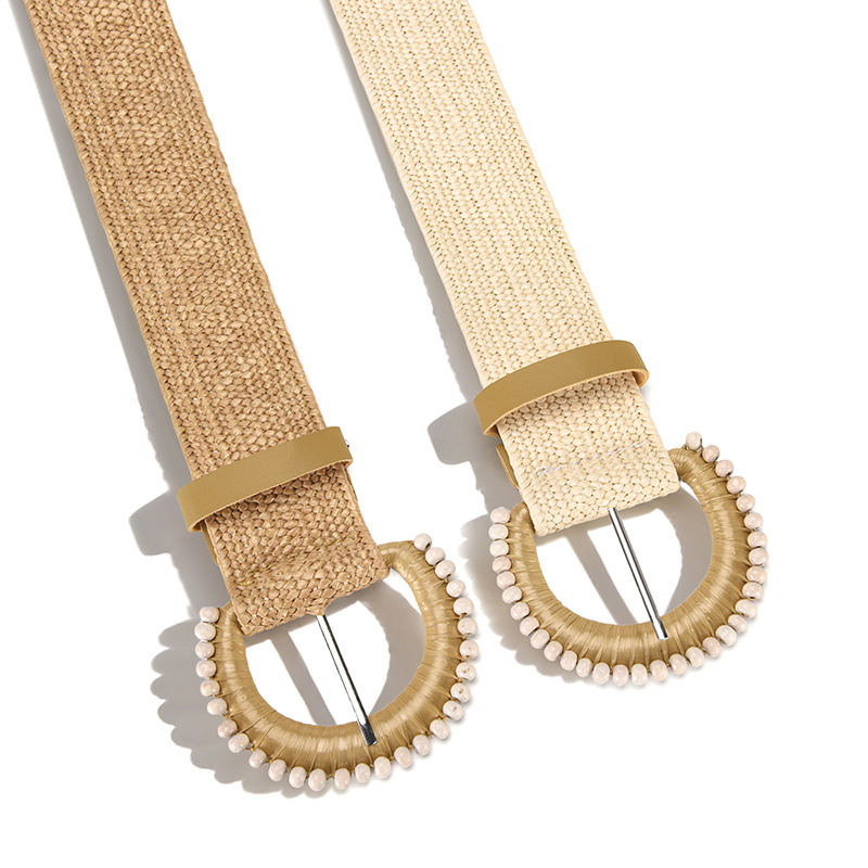 2026 New Arrival Women's Braid - Off White Belt 评论和价格